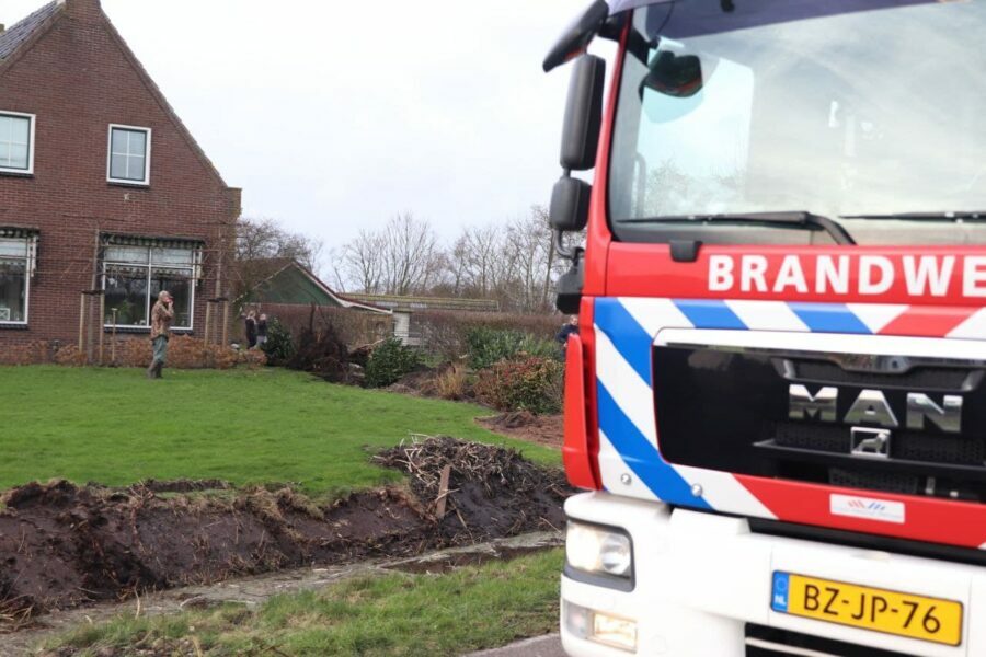 Gaslekkage door werkzaamheden in Rotsterhaule