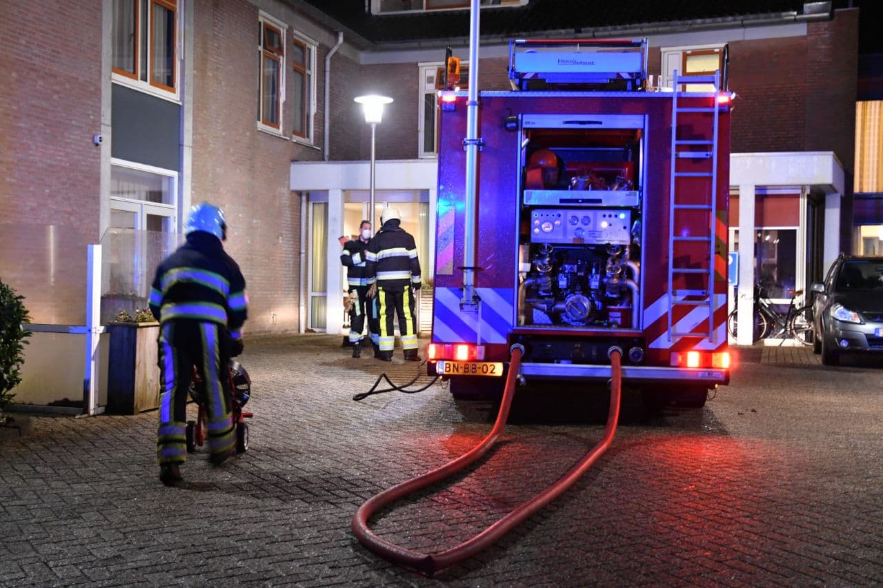 Brand in zorginstelling in Oosterwolde snel geblust