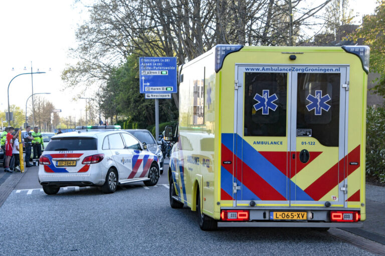 Fietser gewond bij ongeval in Haren