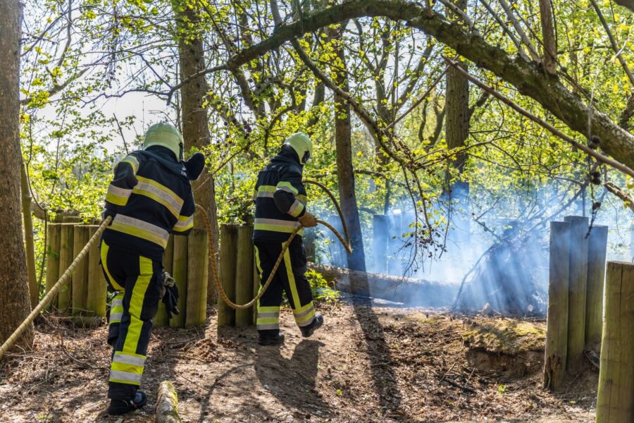 Buitenbrandje in Drachten snel geblust door brandweer