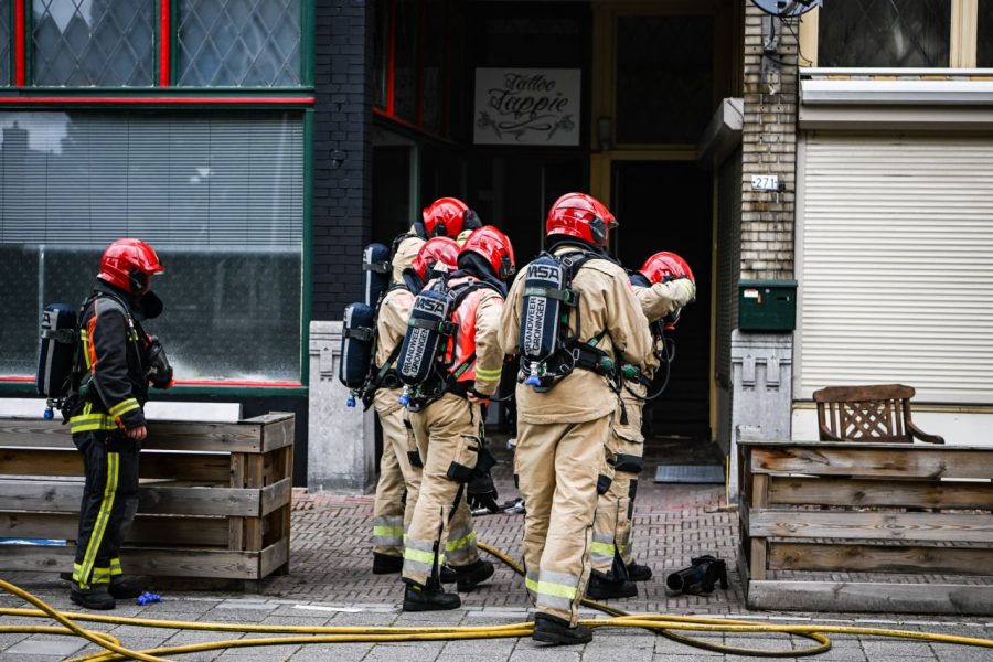 Grote brand in wooncomplex in Hoogezand