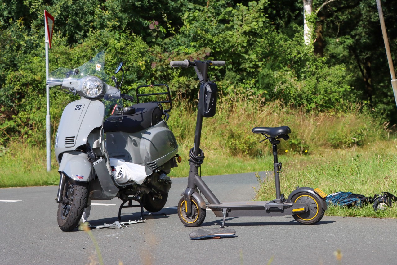 Scooterrijder in botsing met elektrische step in Emmen