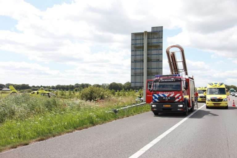 Persoon omgekomen na onwelwording op A37 bij Wachtum