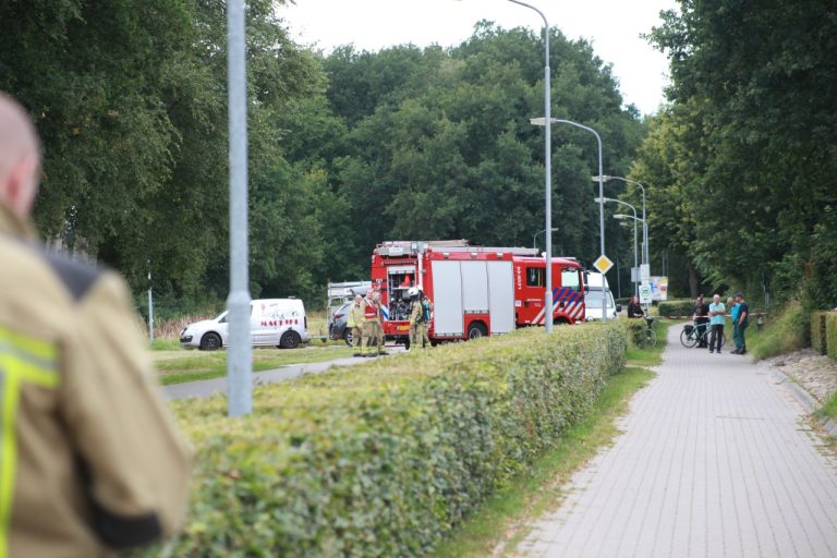 Gaslekkage aan de Gasselterstraat in Drouwen