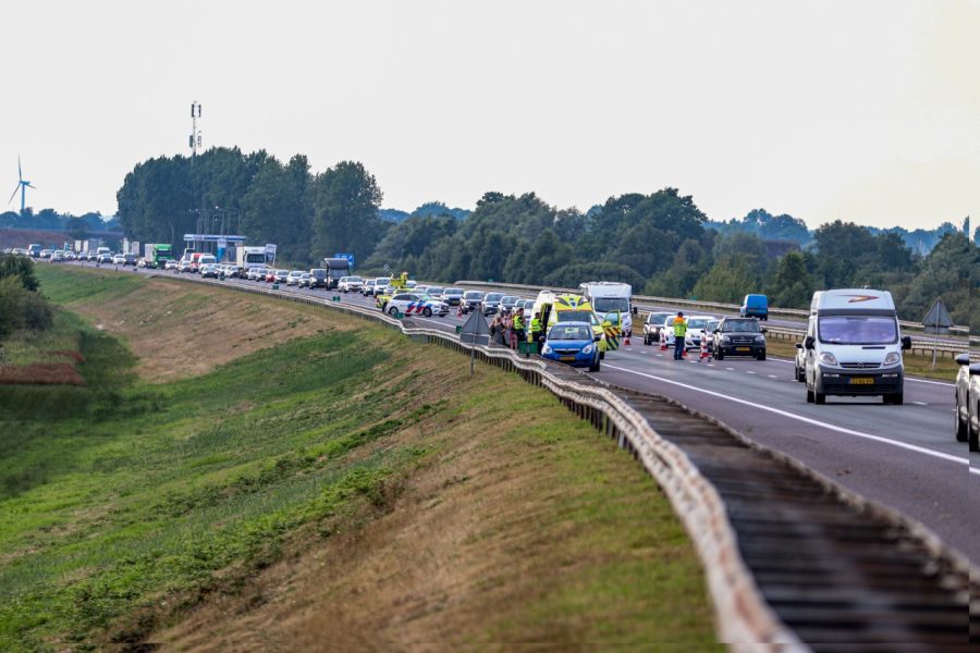 Ongeval zorgt voor file op A7 tussen Sneek en Joure
