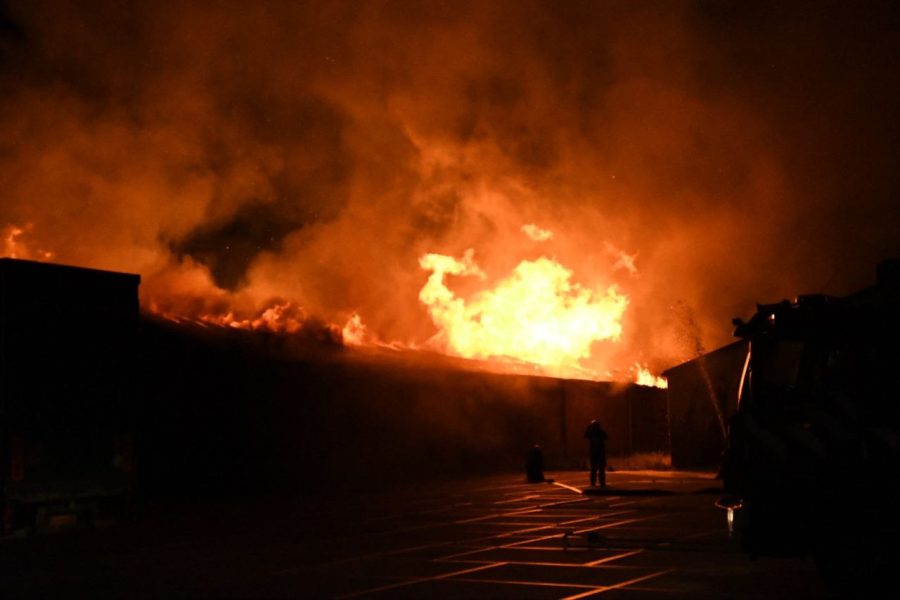 Opnieuw grote brand op industrieterrein in Franeker