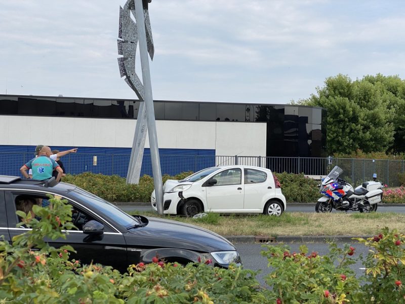 Ongeval tussen twee voertuigen in Drachten