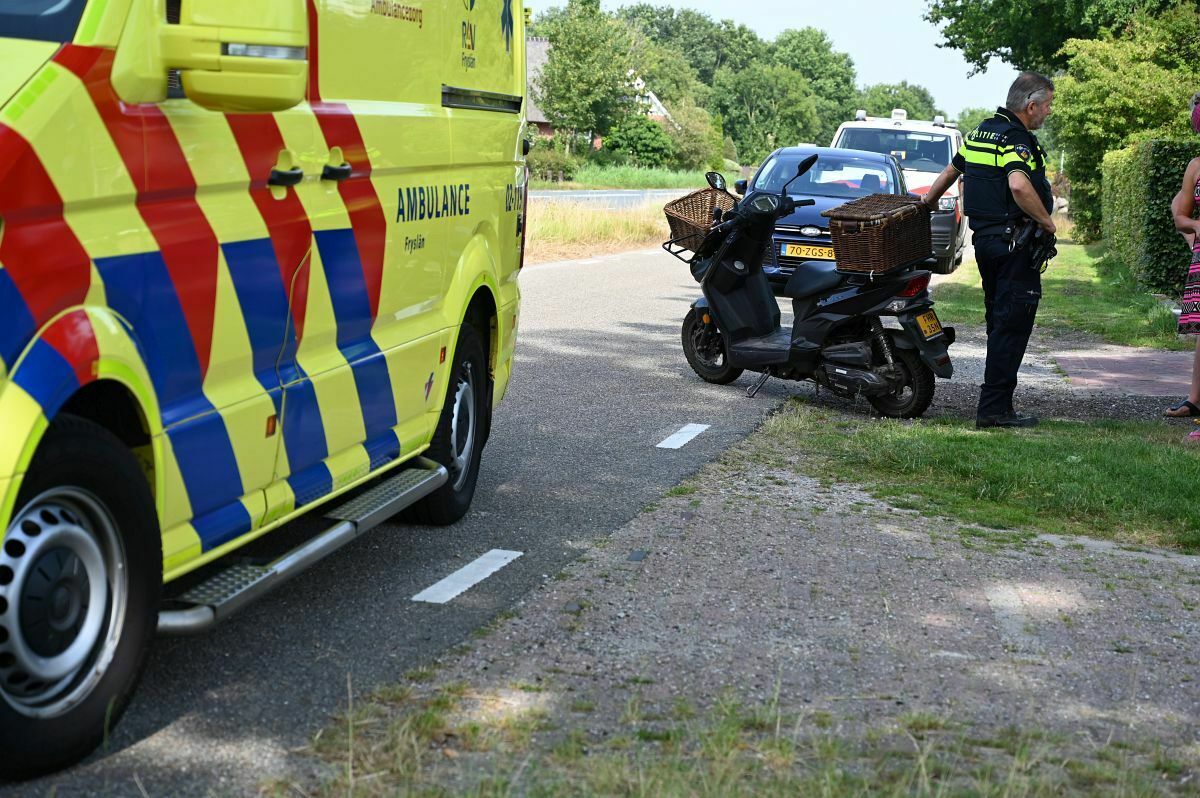 Vrouw gewond bij eenzijdig ongeval in Buitenpost