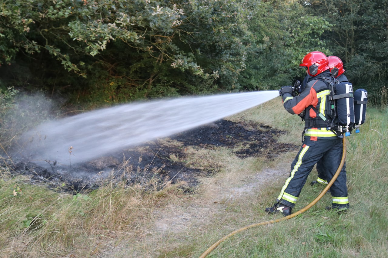 Kleine buitenbrand in Beerta