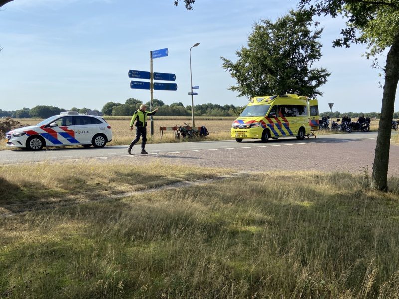 Gewonde bij botsing tussen twee motorrijders bij Loon