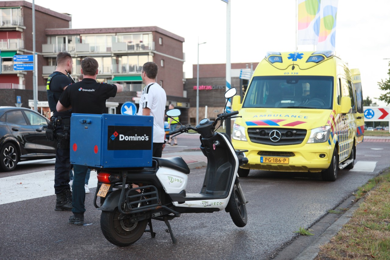 Bezorgster gewond na ongeval in Klazienaveen