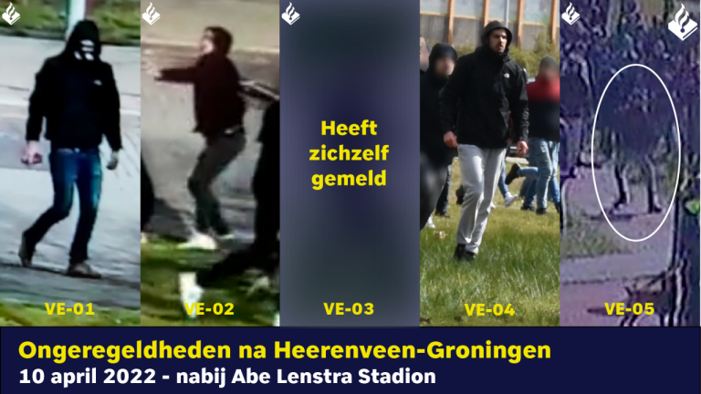 Stenengooiers gezocht bij voetbalrellen SC Heerenveen – FC Groningen (video)