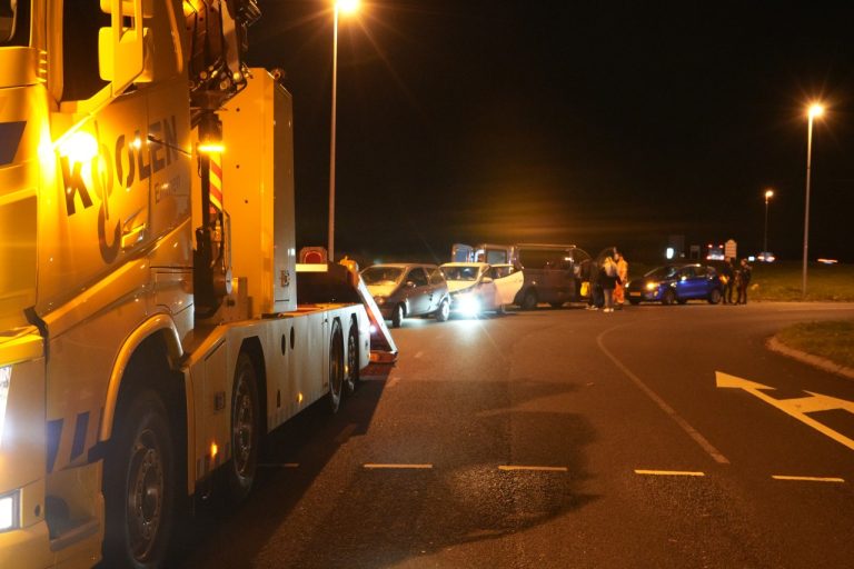 Derde ongeval in file op N381 met meerdere voertuigen in Emmen