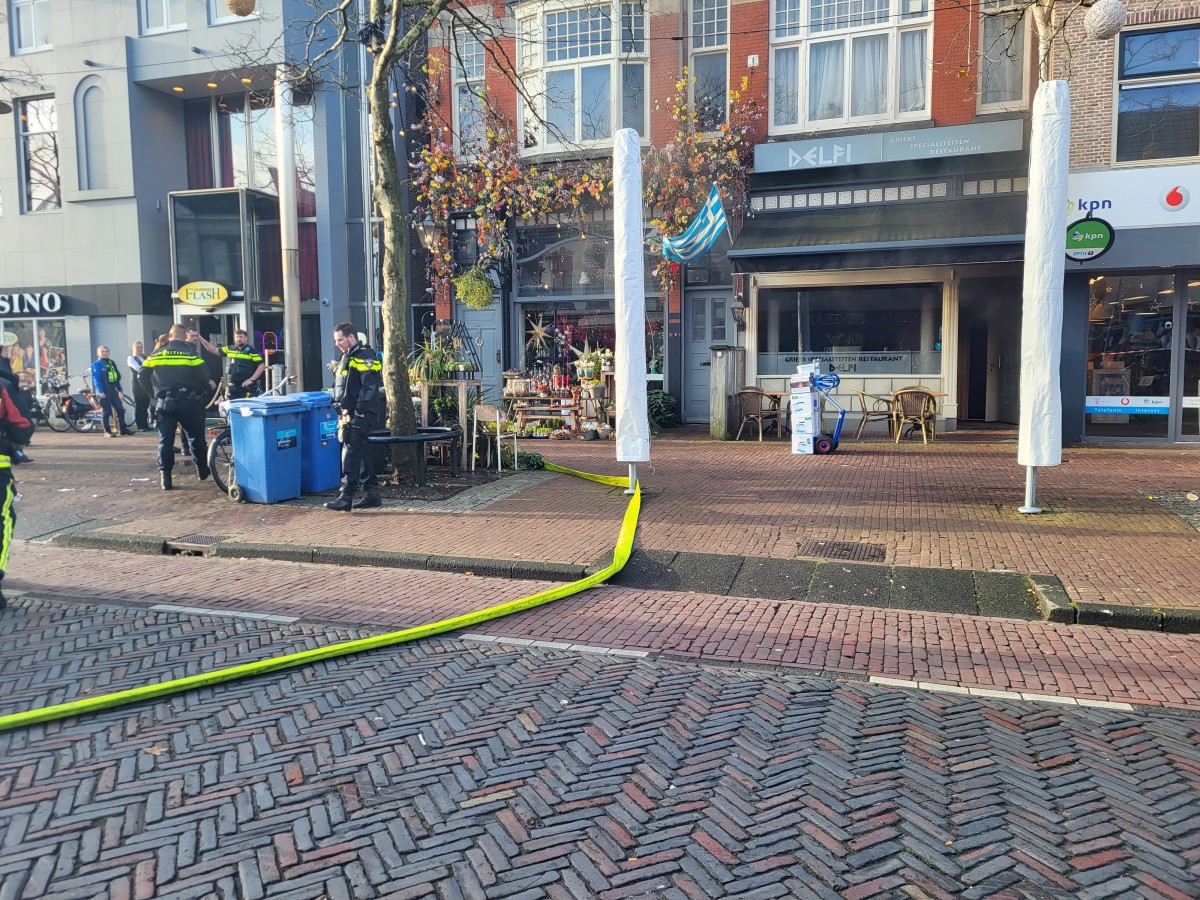 Brand bij restaurant in Assen snel geblust