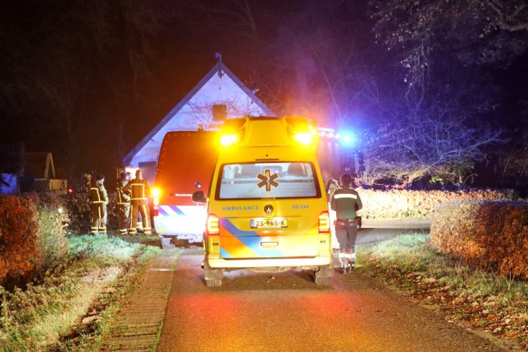 Brandweer rukt uit voor woningbrand in Odoorn