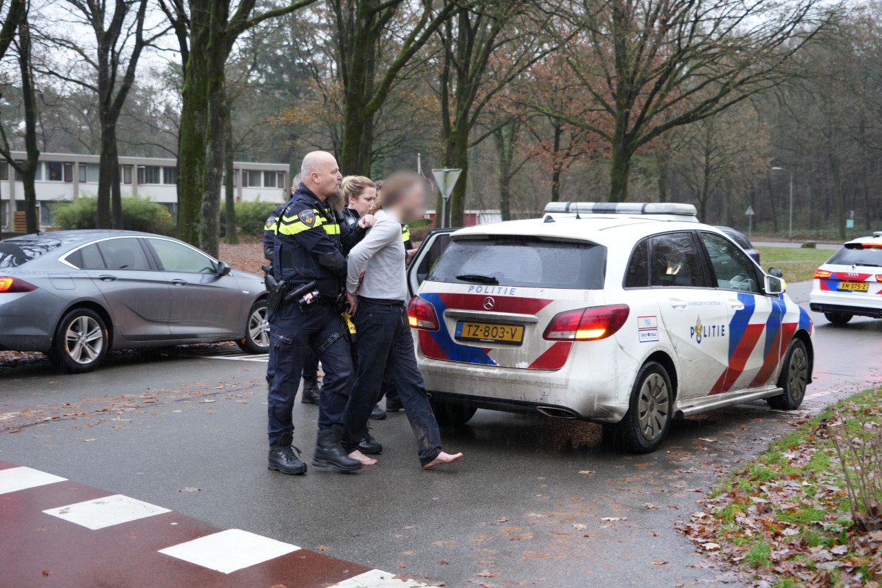 Politiehelikopter ingezet bij aanhouding in Emmen