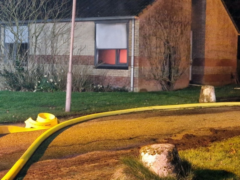 Brand bij GGZ gebouw in Assen