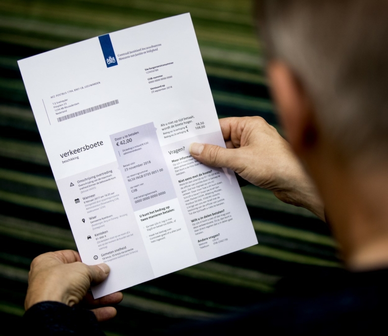 Tegenvallende boeteontvangsten dwingen verhoging van 10%