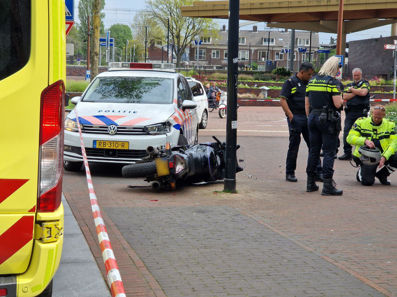 Motorrijder gewond na achtervolging met politie