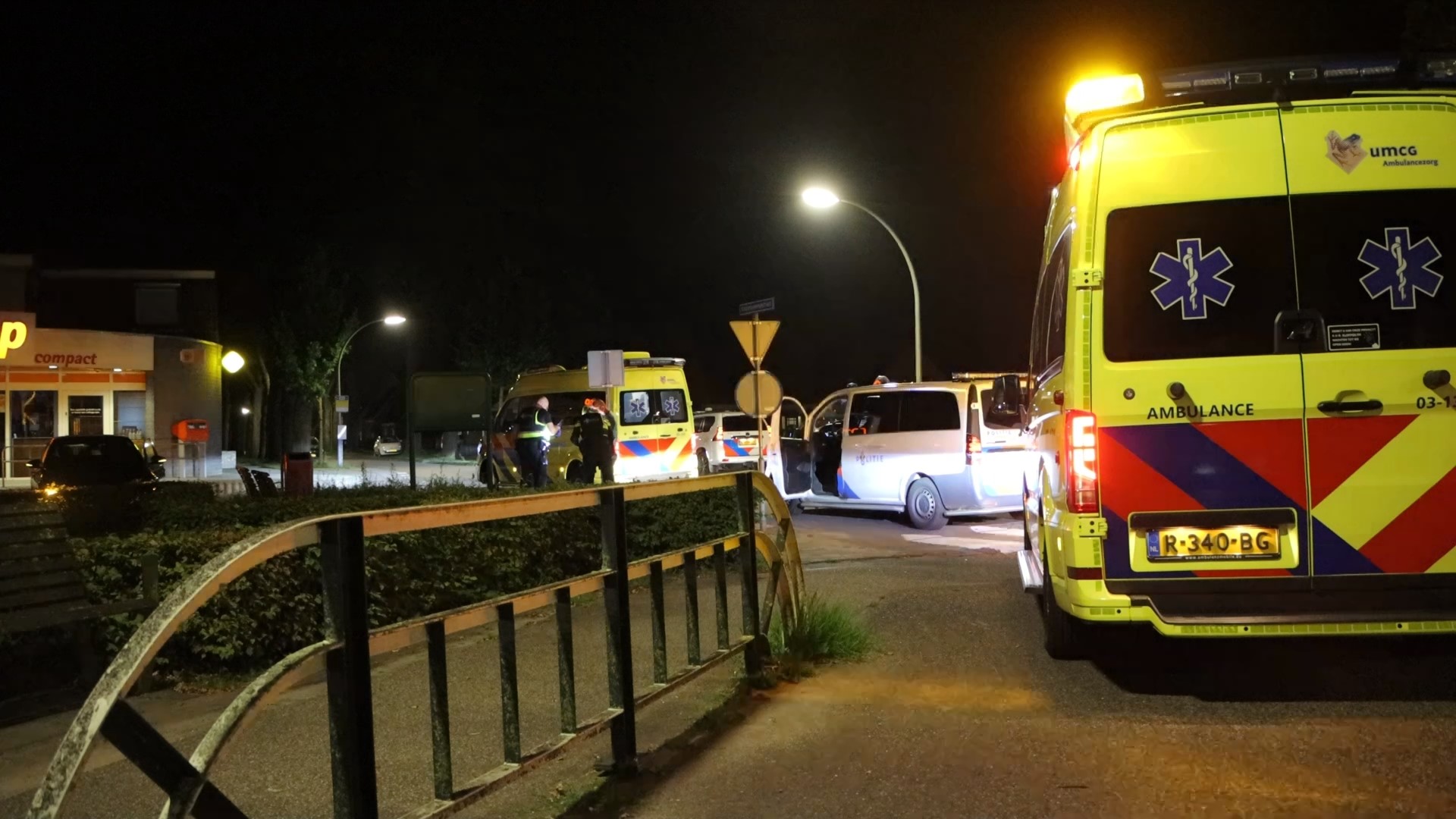 Man in gezicht geraakt bij schietpartij