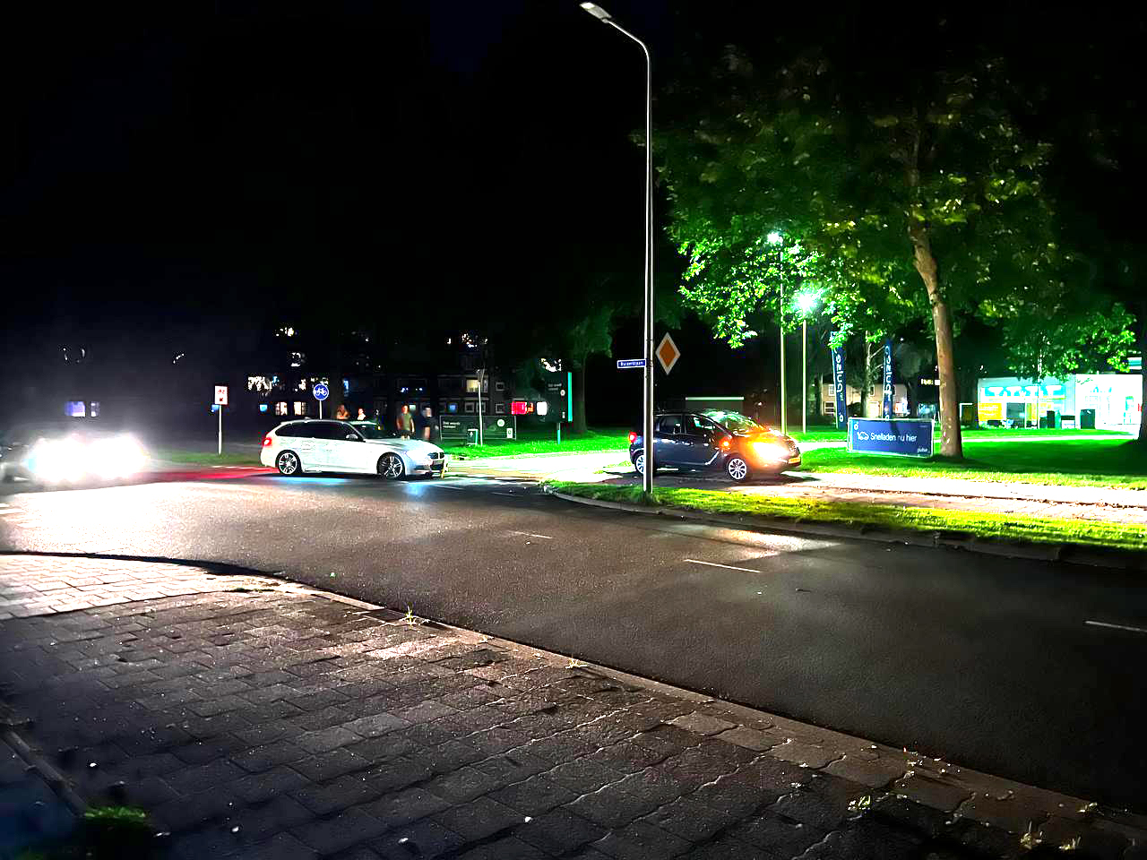 Ongeval met meerdere voertuigen: verdachte aangehouden