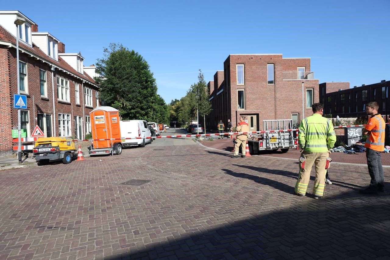 Omgeving afgesloten vanwege gaslek