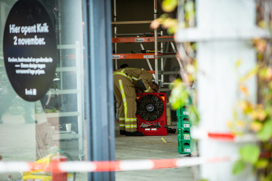 Gaslek ontdekt in voormalig Polska Chata-winkelpand