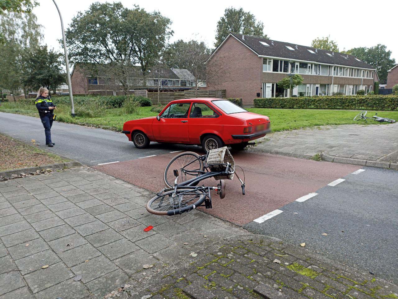 Ongeval tussen fietser en automobilist bij oversteekplaats