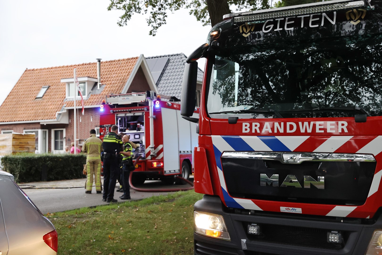 Brand tijdens verbouwing in woning door piepschuim