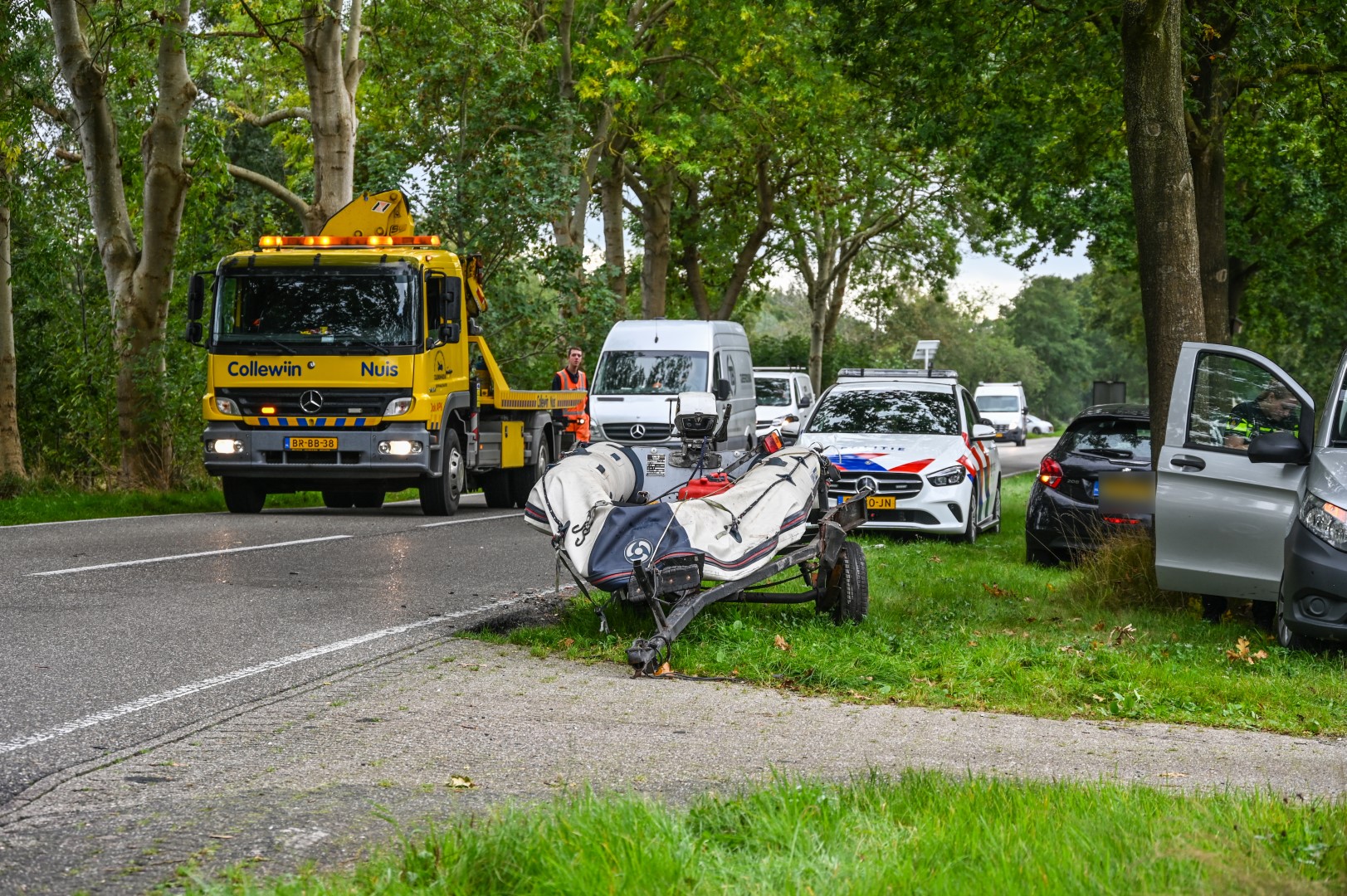 Meerdere voertuigen betrokken bij ongeval