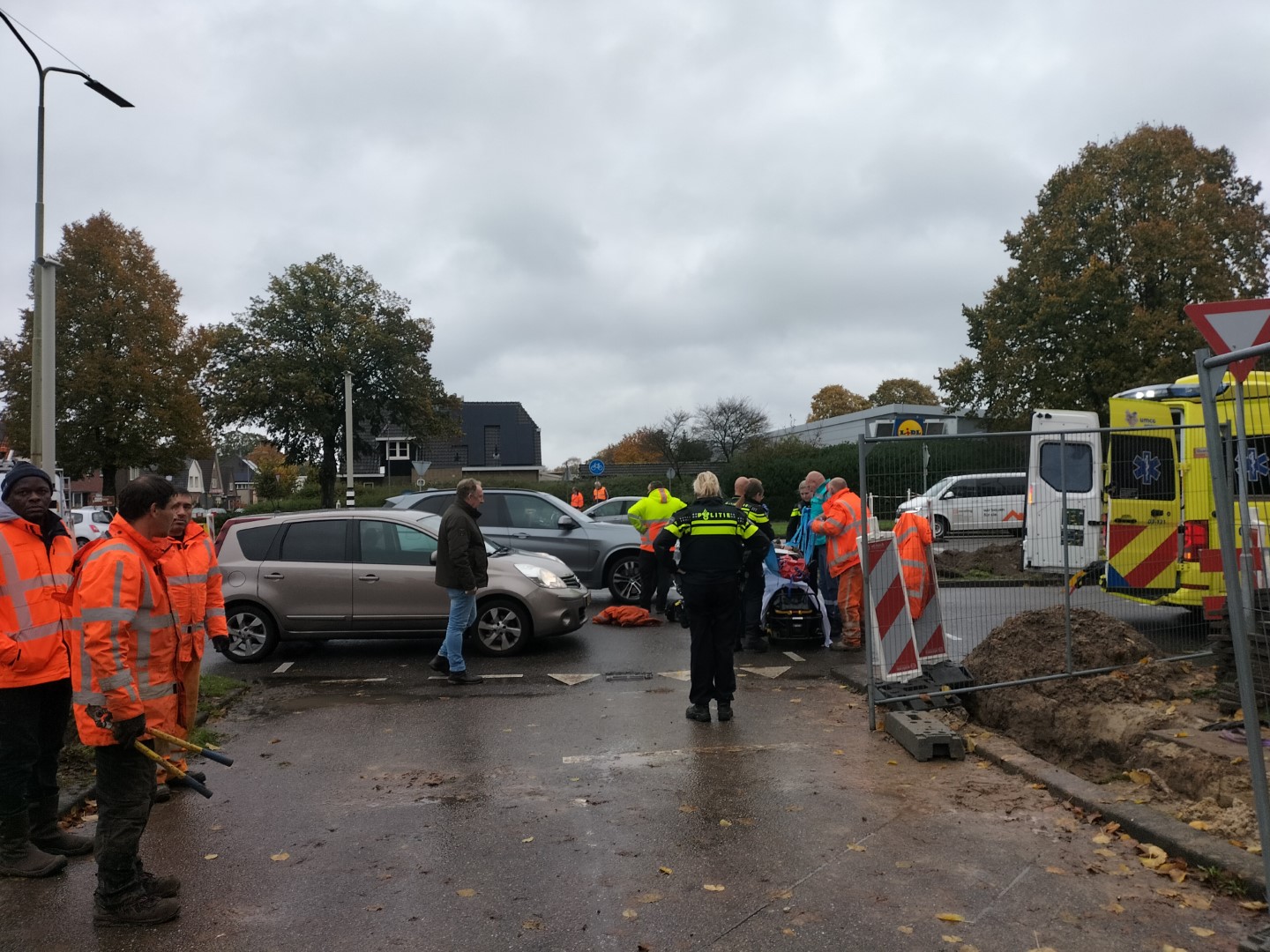 Fietser gewond na botsing bij oversteekplaats