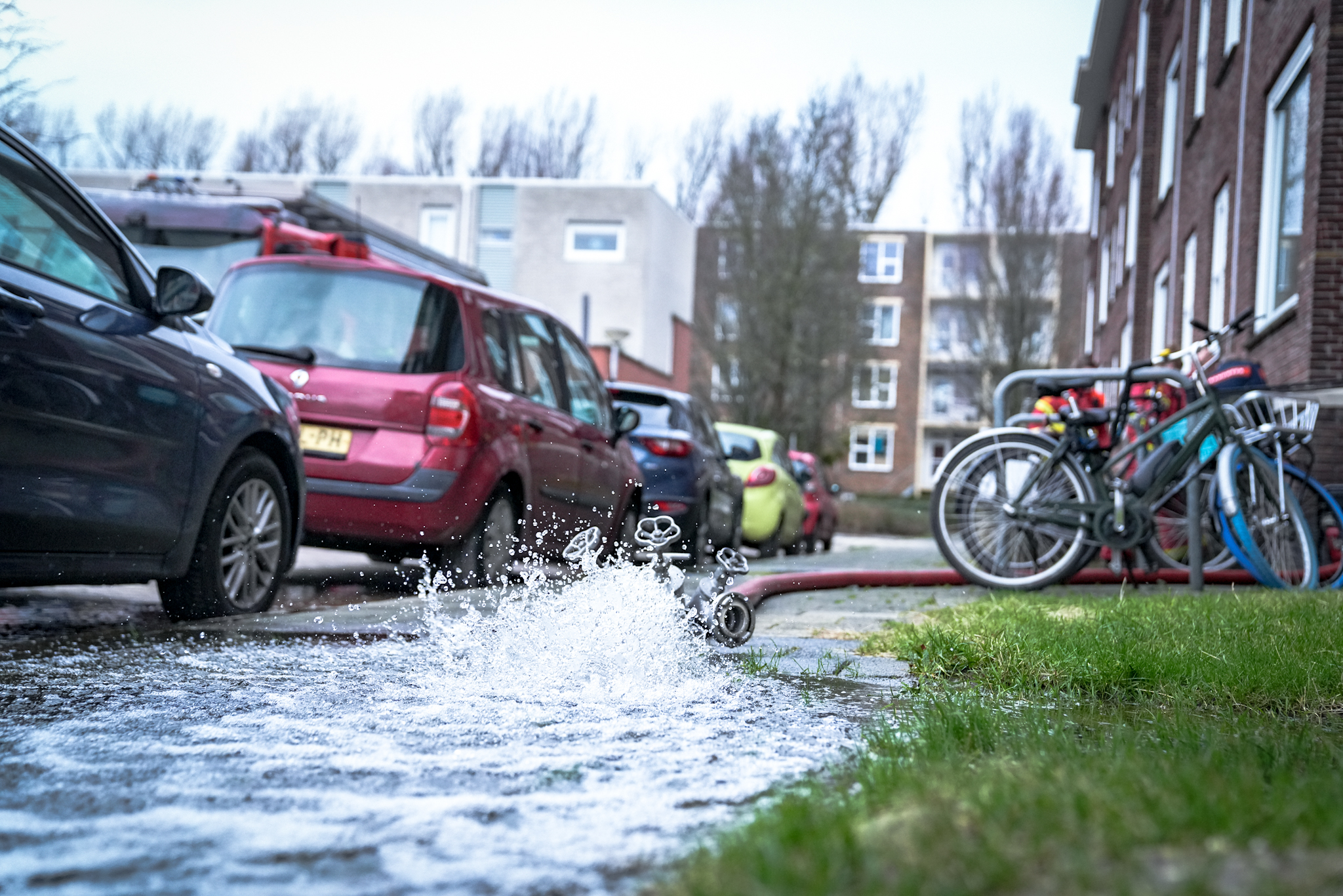 Keldercomplex vol met water in Groningen