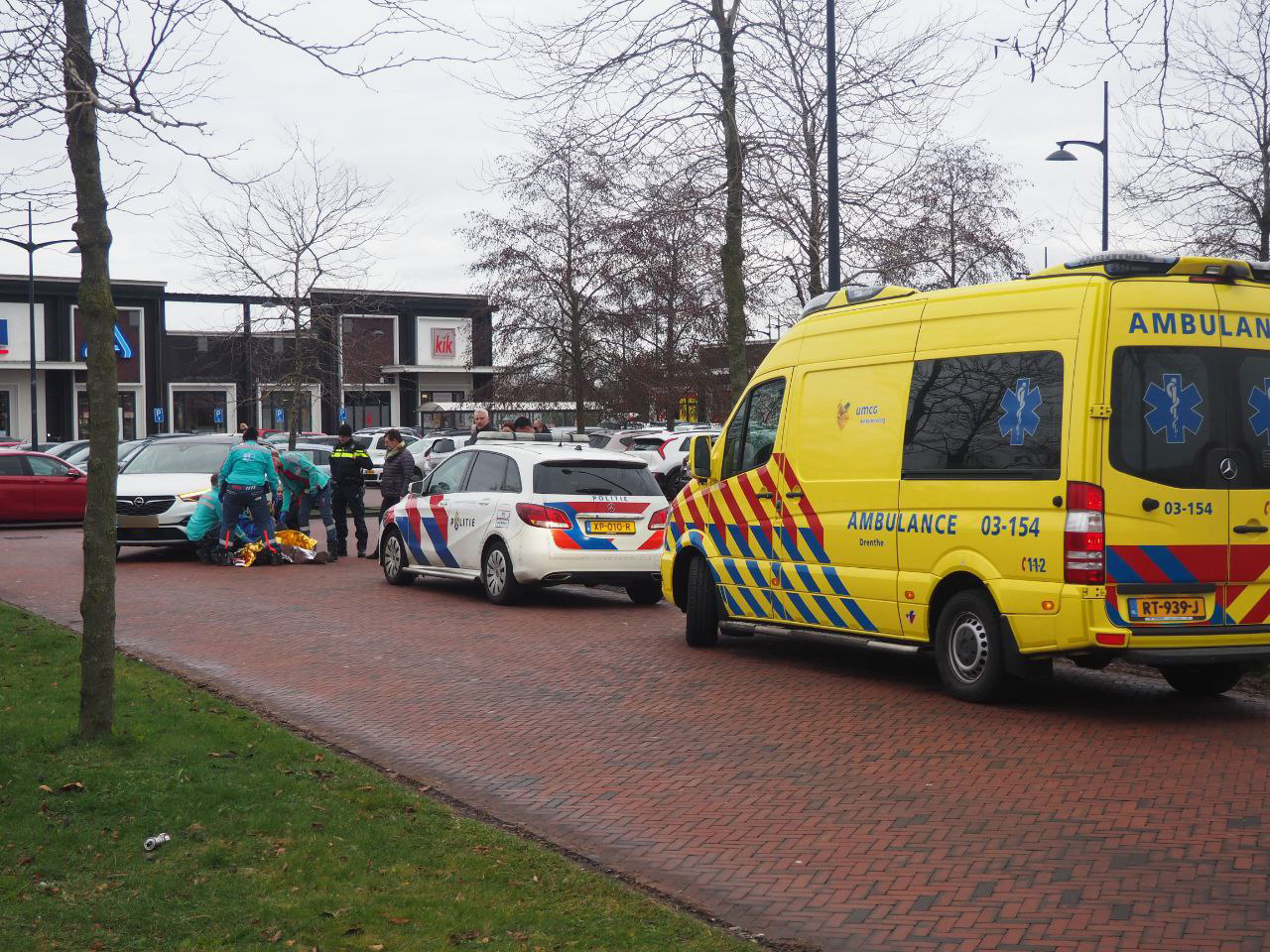 Vrouw en automobilist botsen in Coevorden