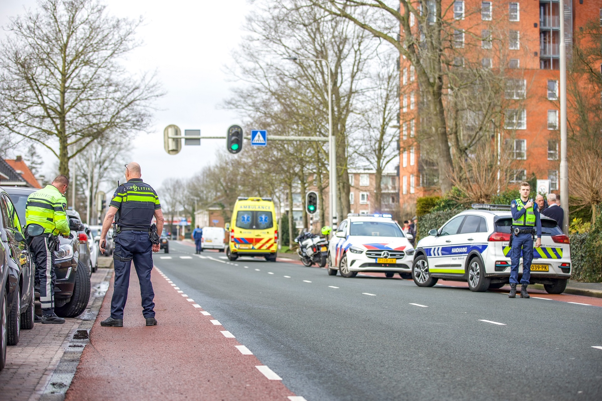 Fietser gewond na botsing met auto