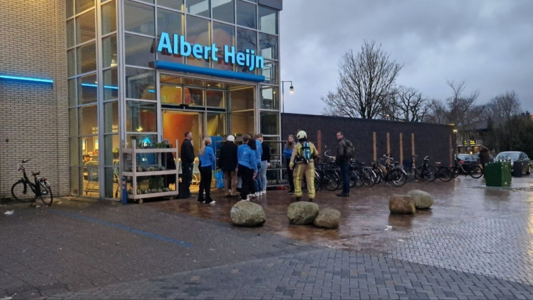 Albert Heijn ontruimd vanwege gaslekkage