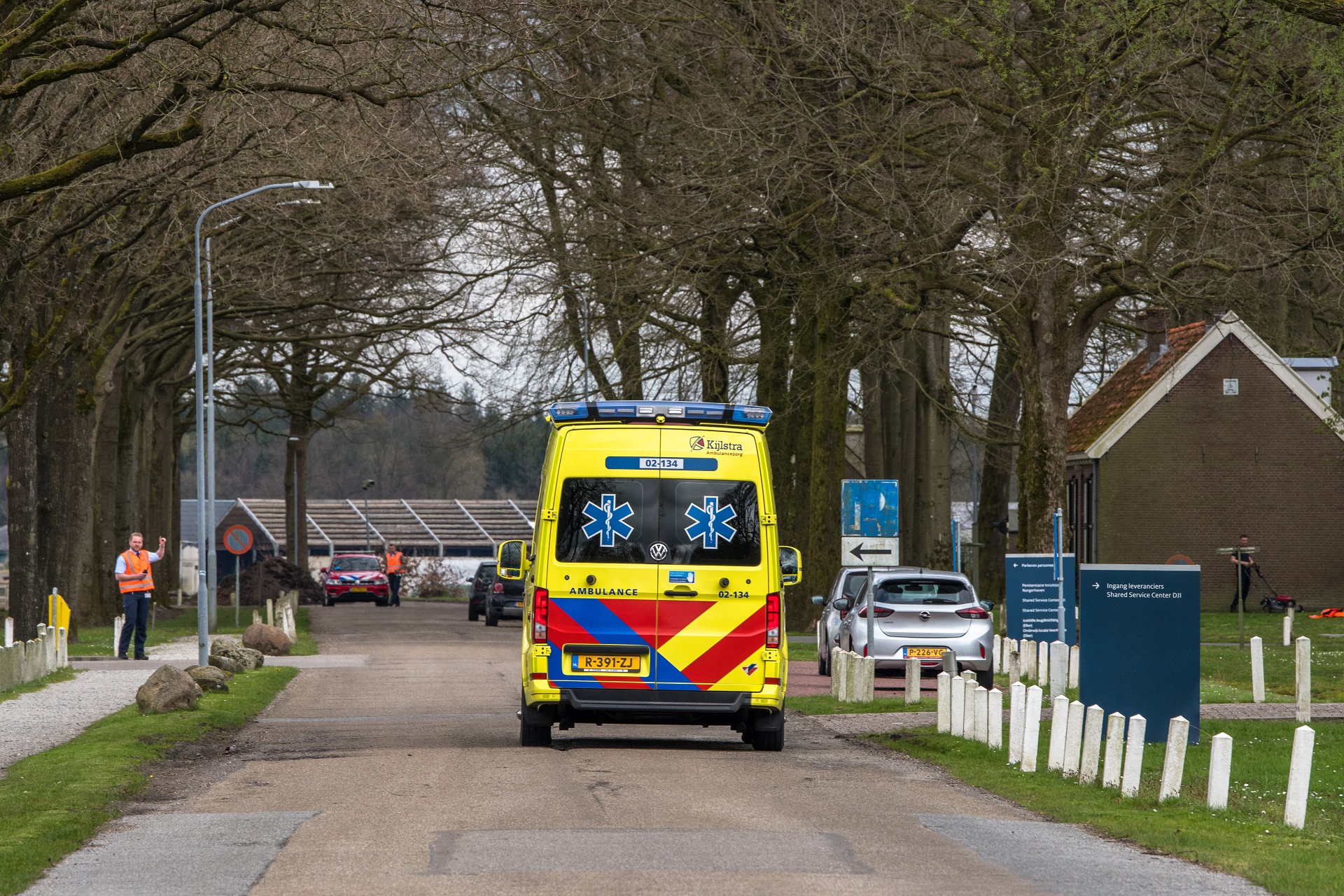 Brand in penitentiaire inrichting in Veenhuizen, gevangene gewond