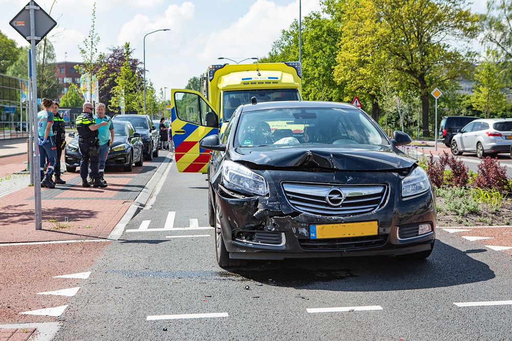 Kop-staart botsing, geen gewonden