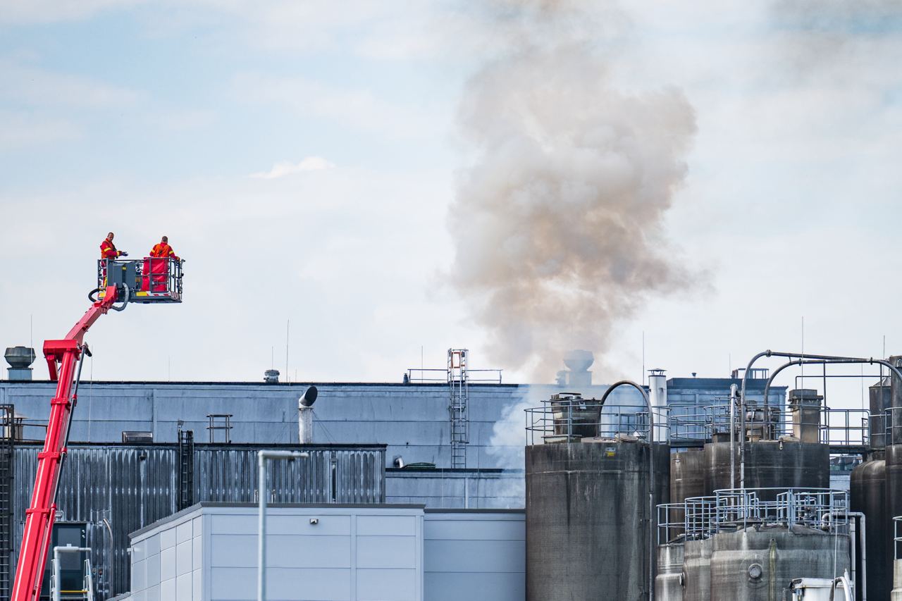 Grote brand bij Kikkoman Foods Europe BV.