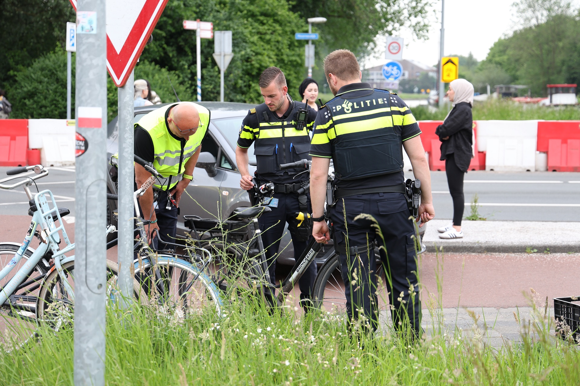 Fietser gewond na aanrijding met auto