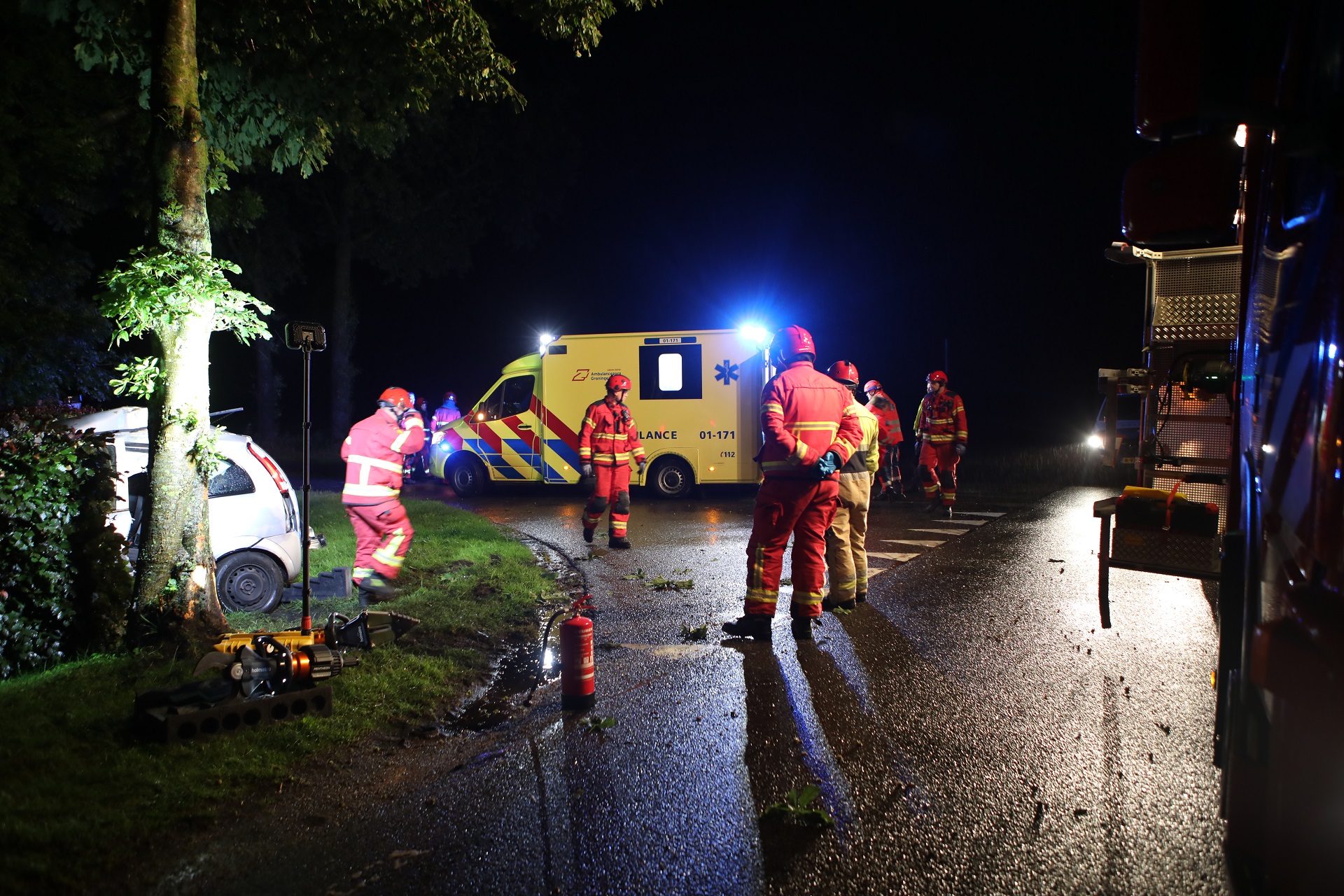 Man (37) overleden na ongeval, twee personen aangehouden