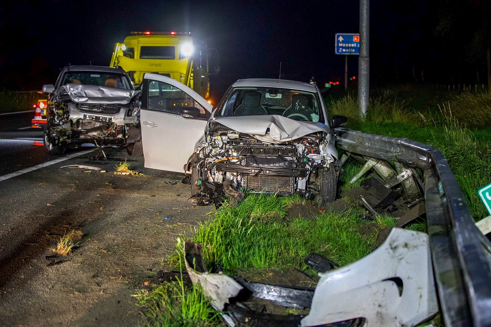 Ravage na ongeval, meerdere gewonden naar ziekenhuis