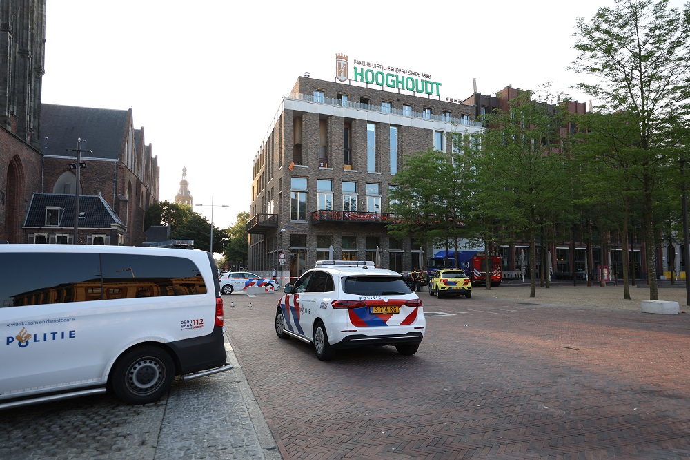 Student springt tijdens een feestje van het dak van Vindicat