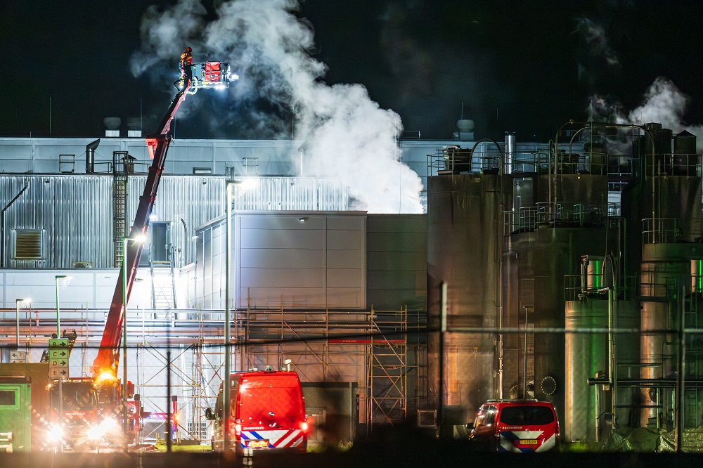 Brandweer uitgerukt voor brand bij Kikkoman