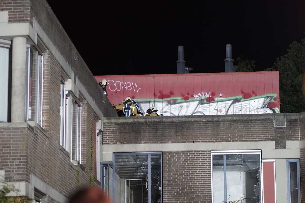 Brand in slooppand snel onder controle
