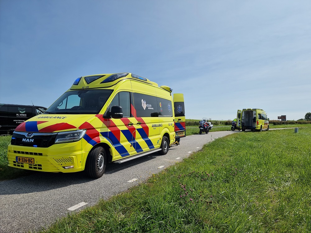 Wielrenners gewond na botsing met elkaar