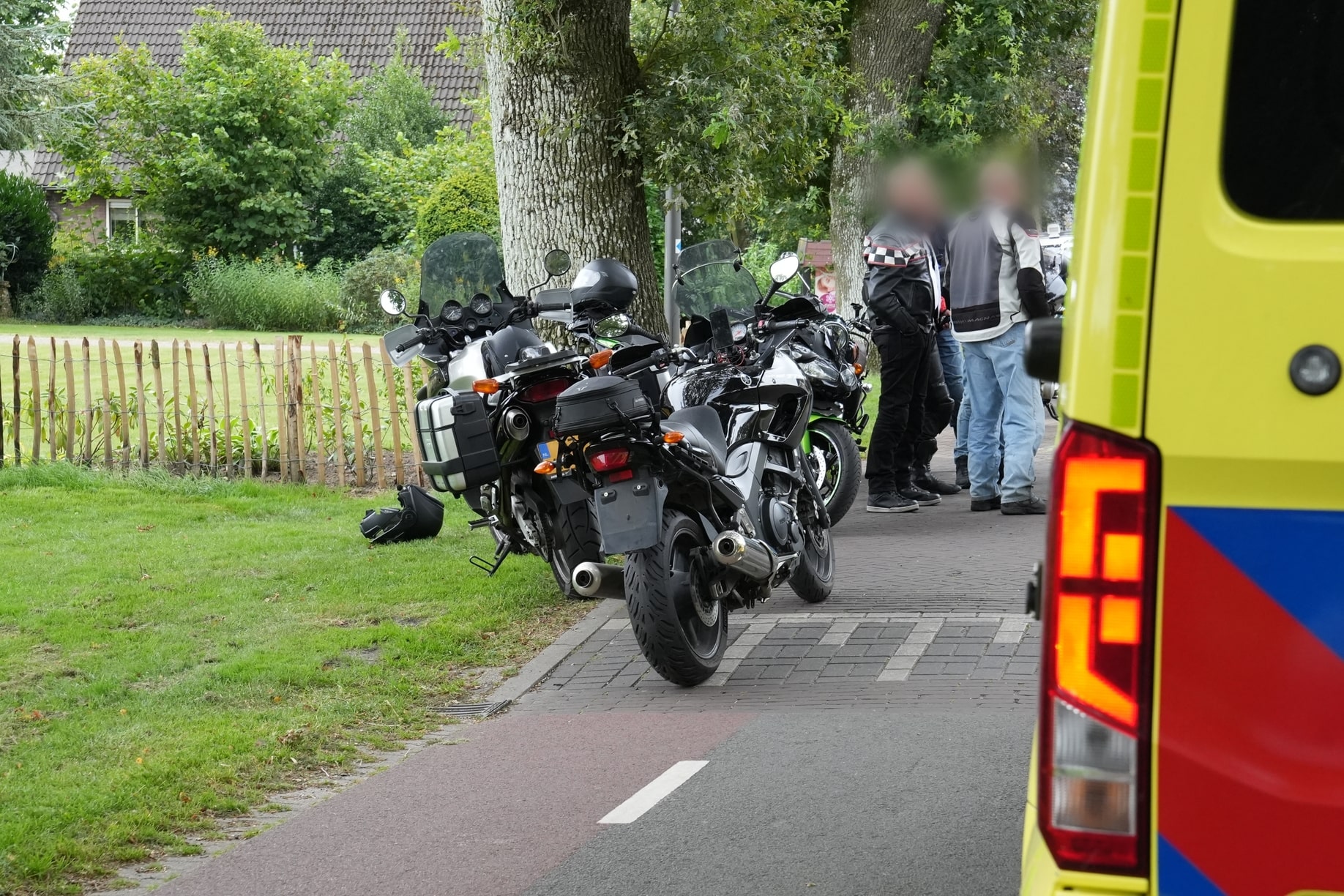 Motorrijder gewond na valpartij