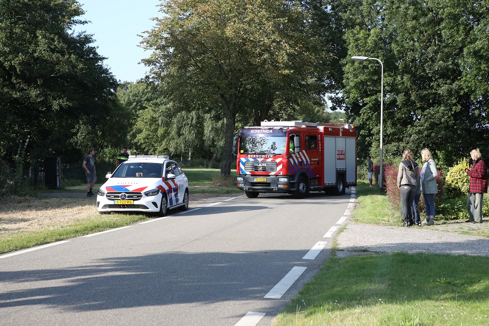 Schuurbrand snel onder controle