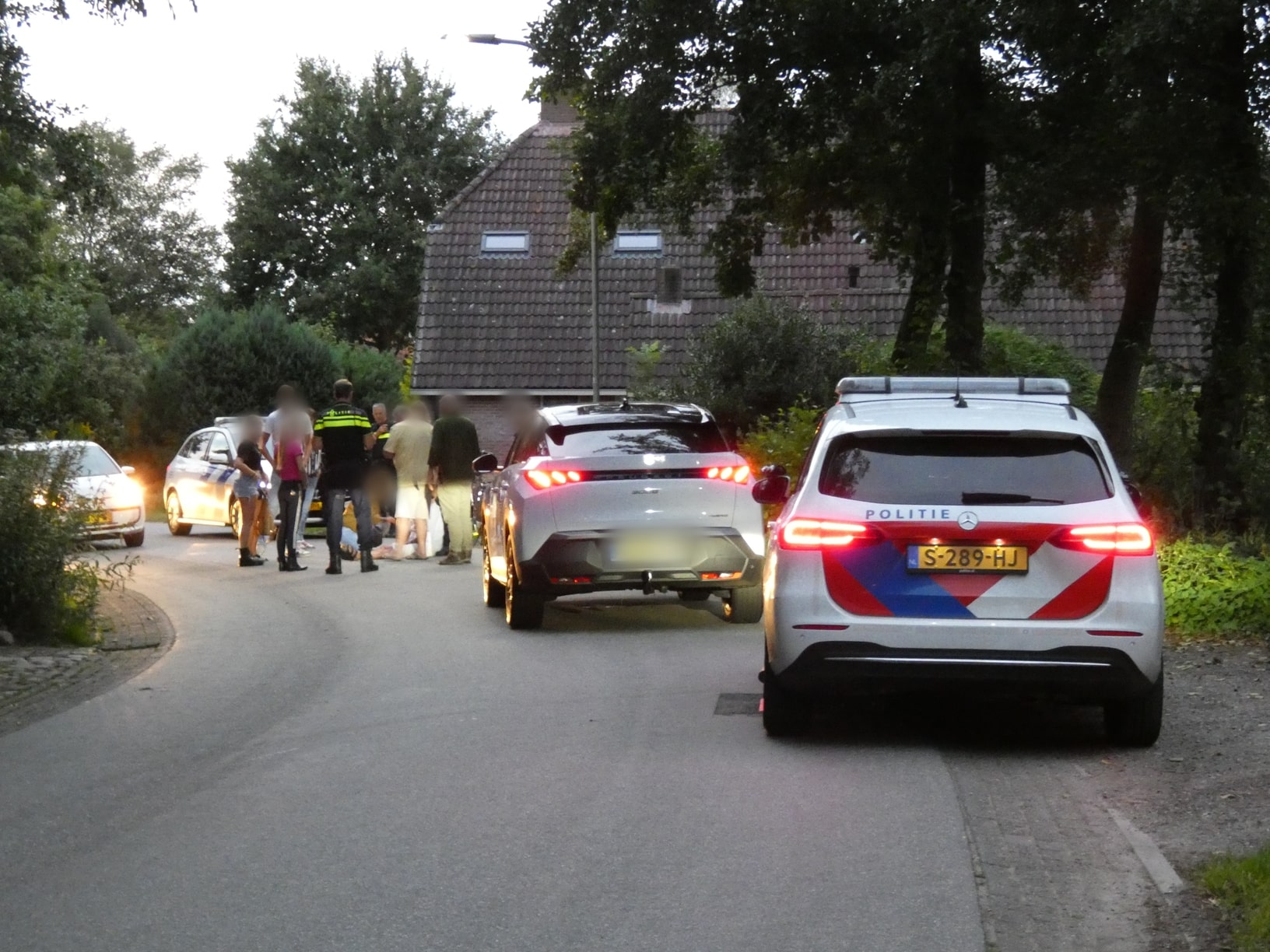 Fietsers gewond na botsing