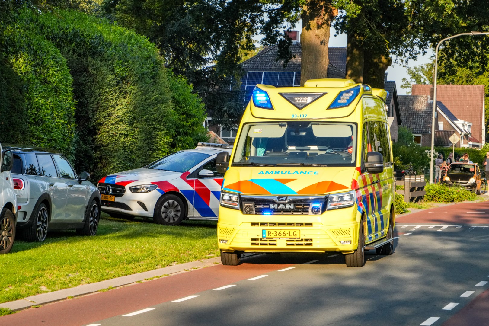 Traumahelikopter ingezet na allergische reactie op wespensteek