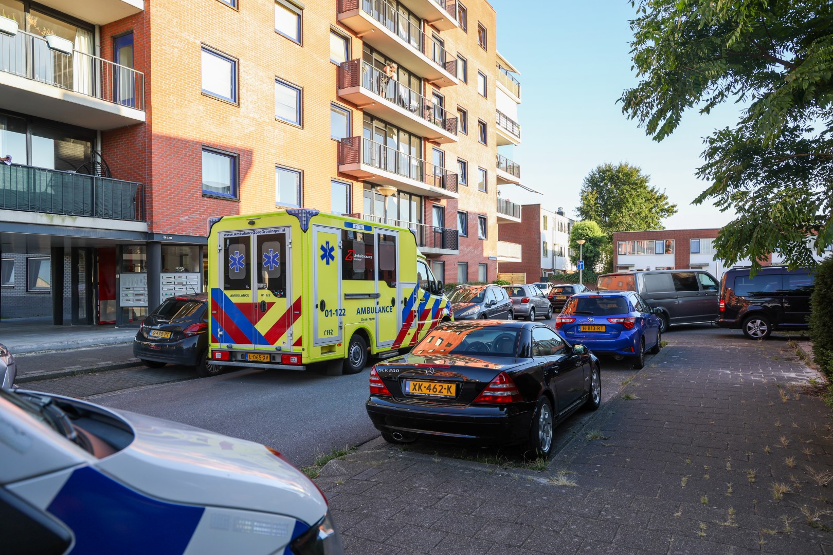 Politie en ambulance rukken uit voor mogelijke steekpartij